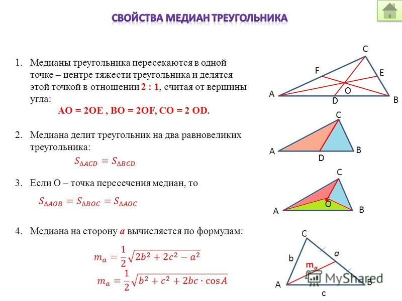 Свойства медиан треугольника 8 класс геометрия. Свойство медиан треугольника 8 класс. 2) Доказать свойство медиан треугольника. Пересечение медиан в треугольнике свойства. Свойства Медианы треугольника.