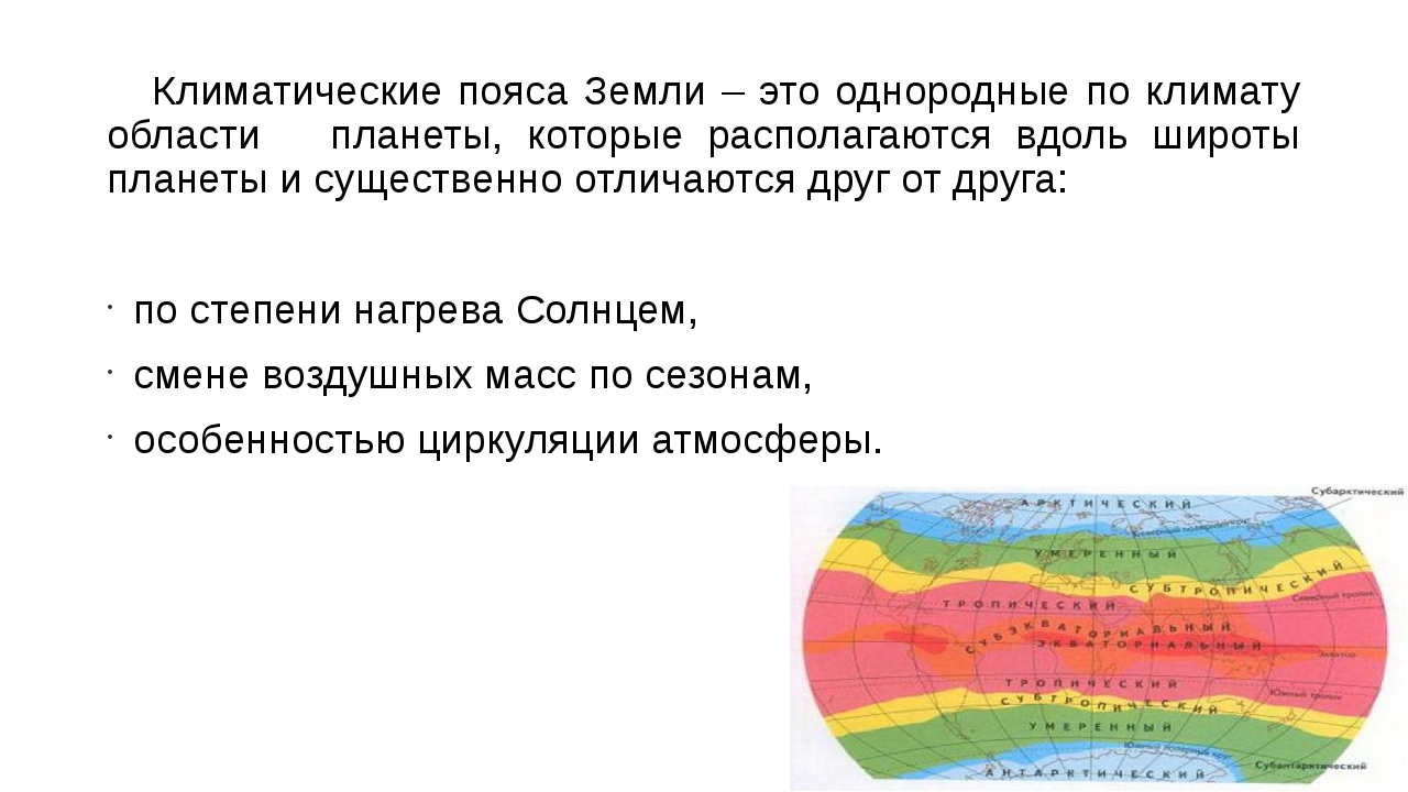 Климат россии - пояса с описанием, температурная карта