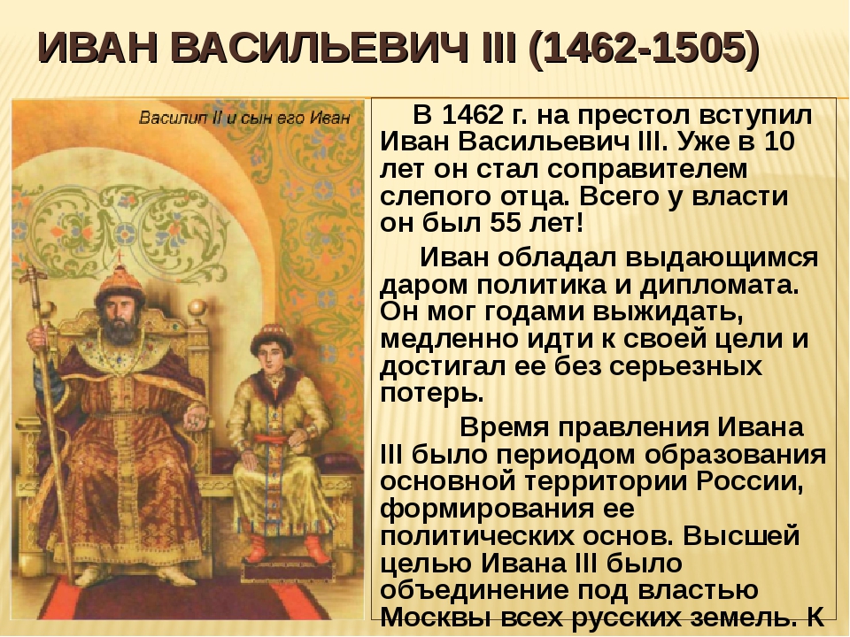 § 23. образование единого государства — россии. иван iii