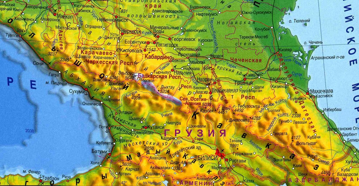 Северный кавказ: географическое положение, народы, природа