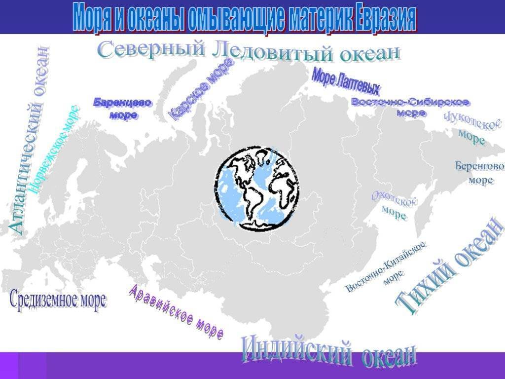 Евразия океаны и моря омывающие материк. Моря омывающие Евразию 7 класс география. Моря Атлантического океана в Евразии. Океаны омывающие Евразию на карте.