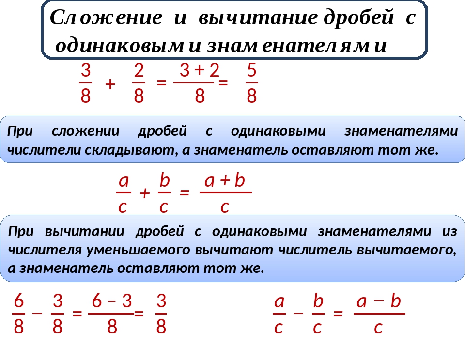 Презентация сложение дробей с одинаковыми знаменателями 5 класс