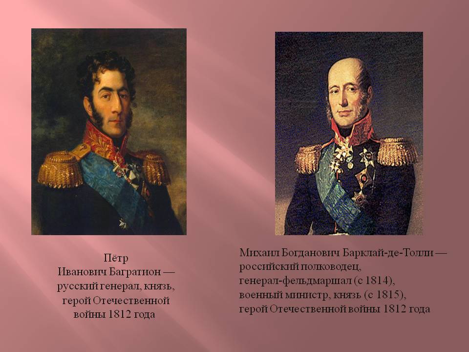 Герои отечественной войны 1812 года – кратко о великих людях