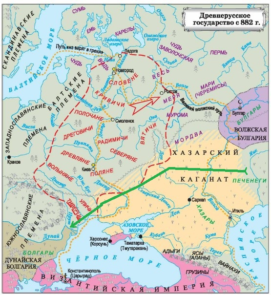 История образования древнерусского государства киевская русь