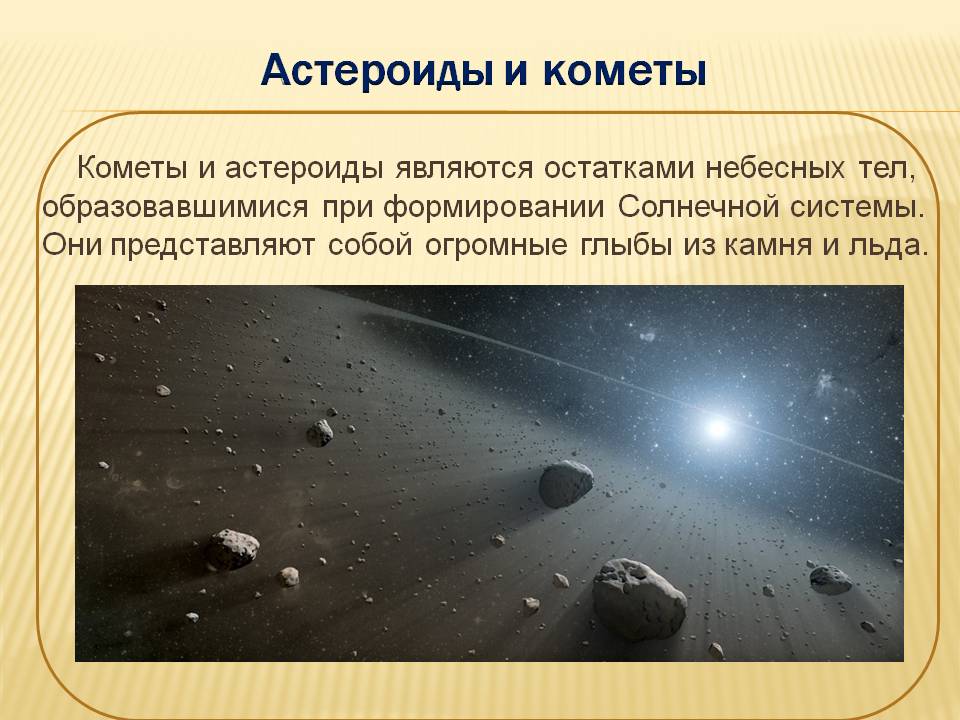 Доклад-сообщение астероиды