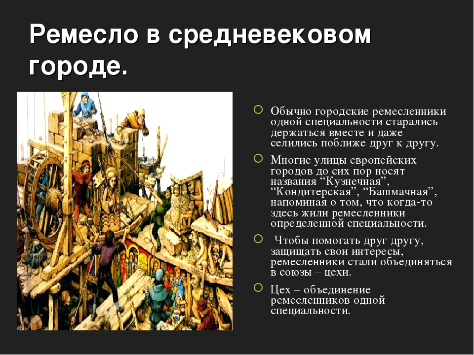 Возникновение средневековых городов - русская историческая библиотека