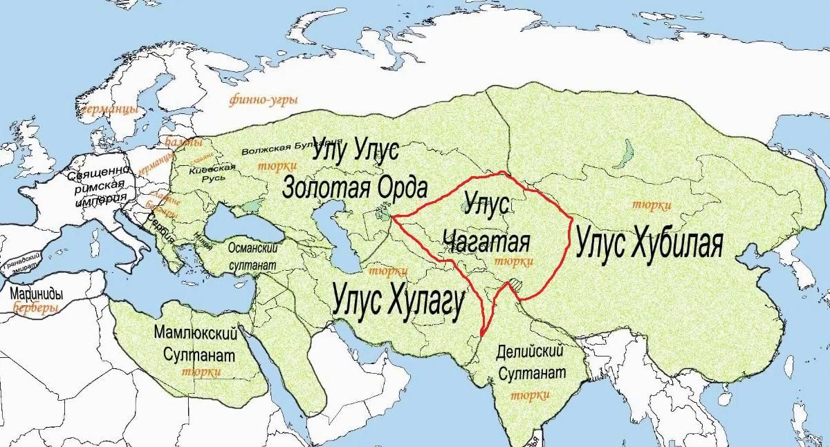 Разделение монгольской империи - division of the mongol empire - abcdef.wiki