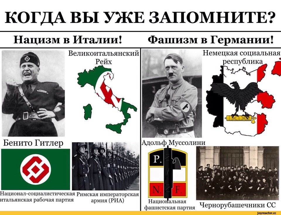 История фашизма в западной европе - рассказываем по полочкам