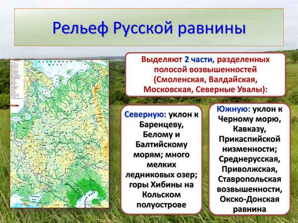 Западно-сибирская равнина: рельеф и геологическая история