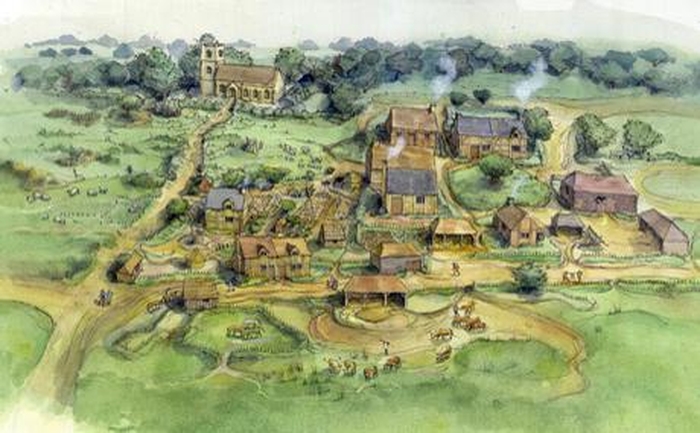 Средневековая деревня: хозяйство и население