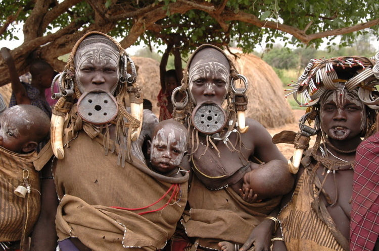 Удивительные племена африки