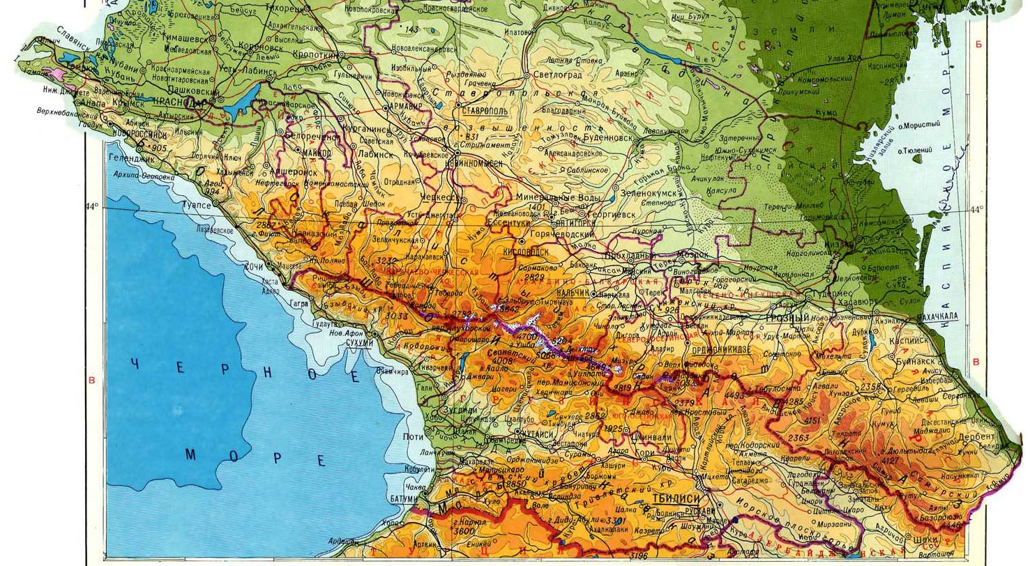 Крупнейшие реки кавказа на карте, притоки, питание, описание, фото