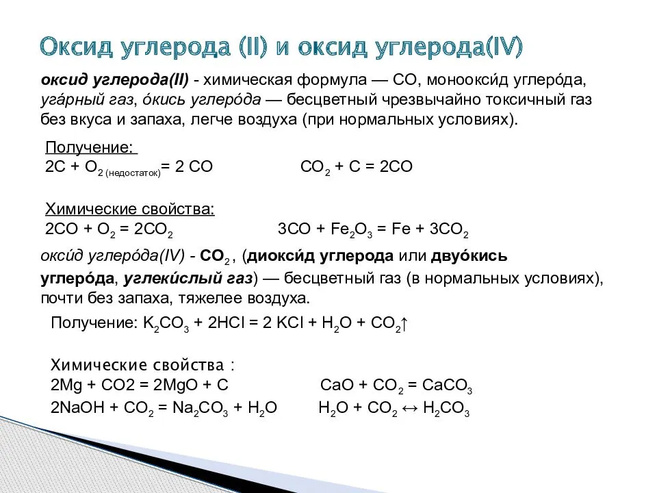 Готовимся к углубленному изучению химии : 8.9 углерод  и его важнейшие  соединения