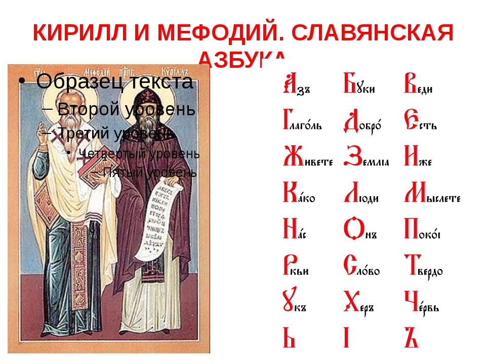 Кто придумал русский алфавит?